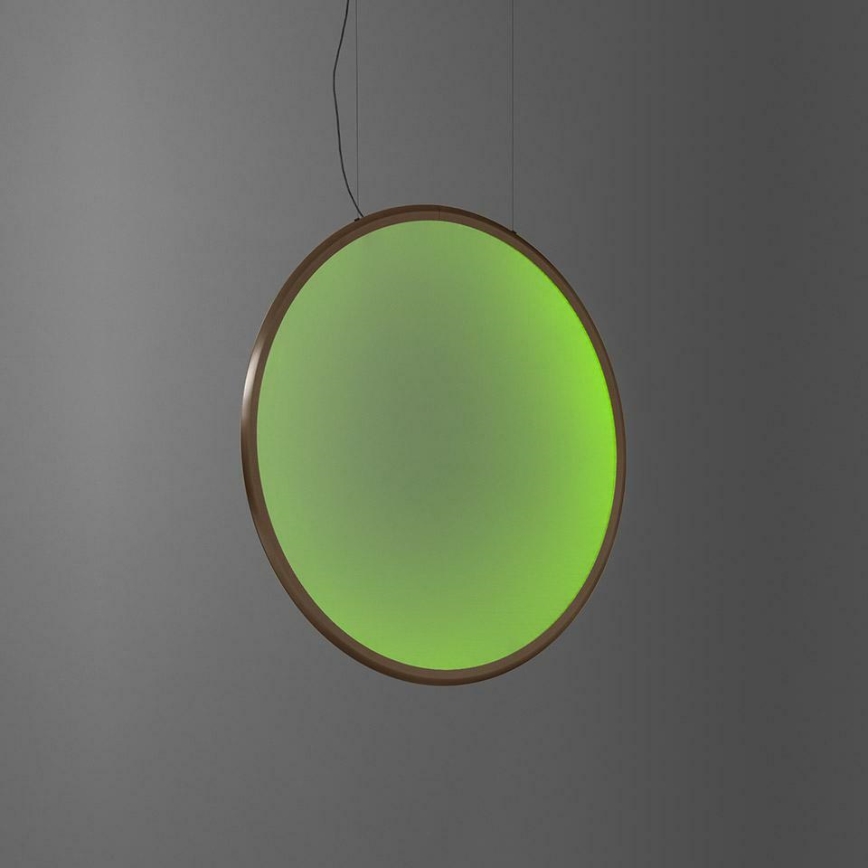 Artemide 1992360APP - LED RGBW Ściemnialny żyrandol na lince DISCOVERY LED/42W/230V 2700-6500K brąz