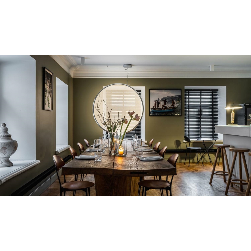 Artemide 1993060APP - LED Ściemnialny żyrandol na lince DISCOVERY LED/60W/230V 3000K brąz