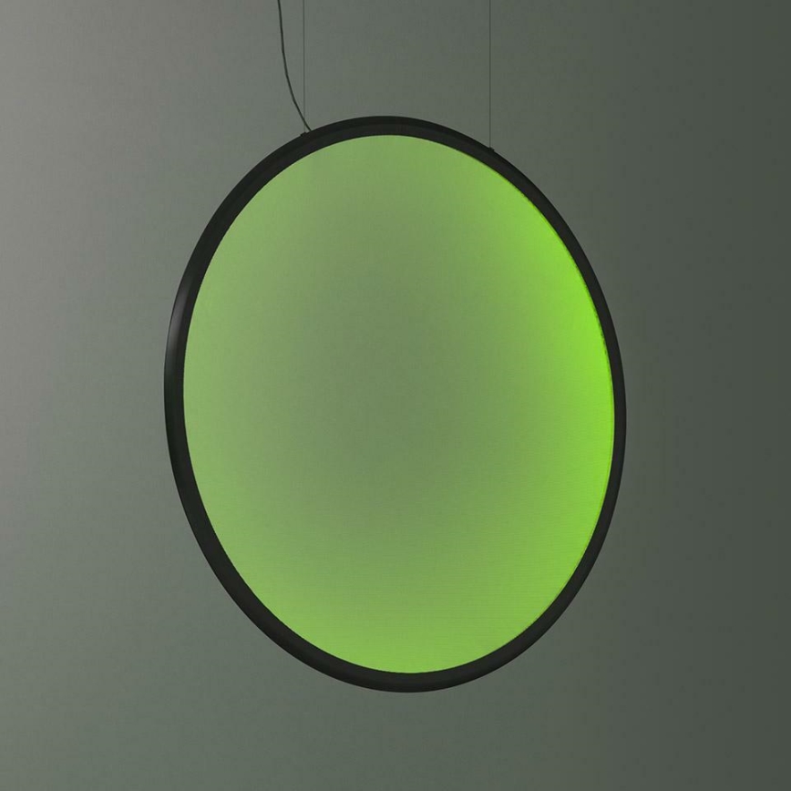 Artemide 1994330APP - LED RGBW Ściemnialny żyrandol na lince DISCOVERY LED/79W/230V 2700-6500K czarny