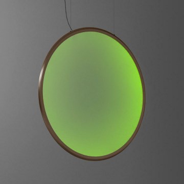 Artemide 1994360APP - LED RGBW Ściemnialny żyrandol na lince DISCOVERY LED/79W/230V 2700-6500K brąz