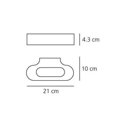 Artemide AR 0615030A - LED Kinkiet TALO 1xLED/20W/230V