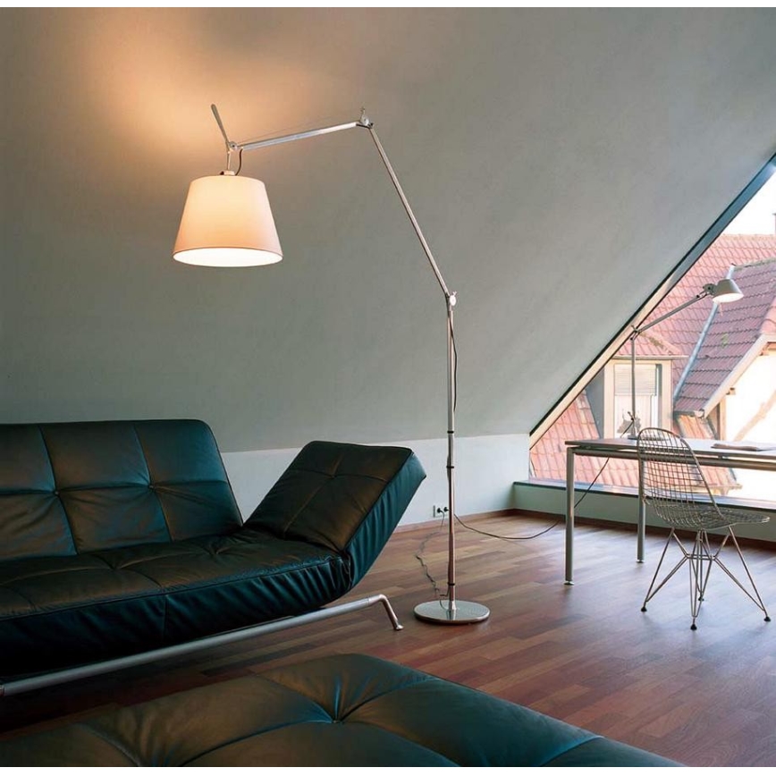 Artemide AT0069A+AT0069B - Lampa podłogowa TOLOMEO BASCULANTE 1xE27/100W/230V