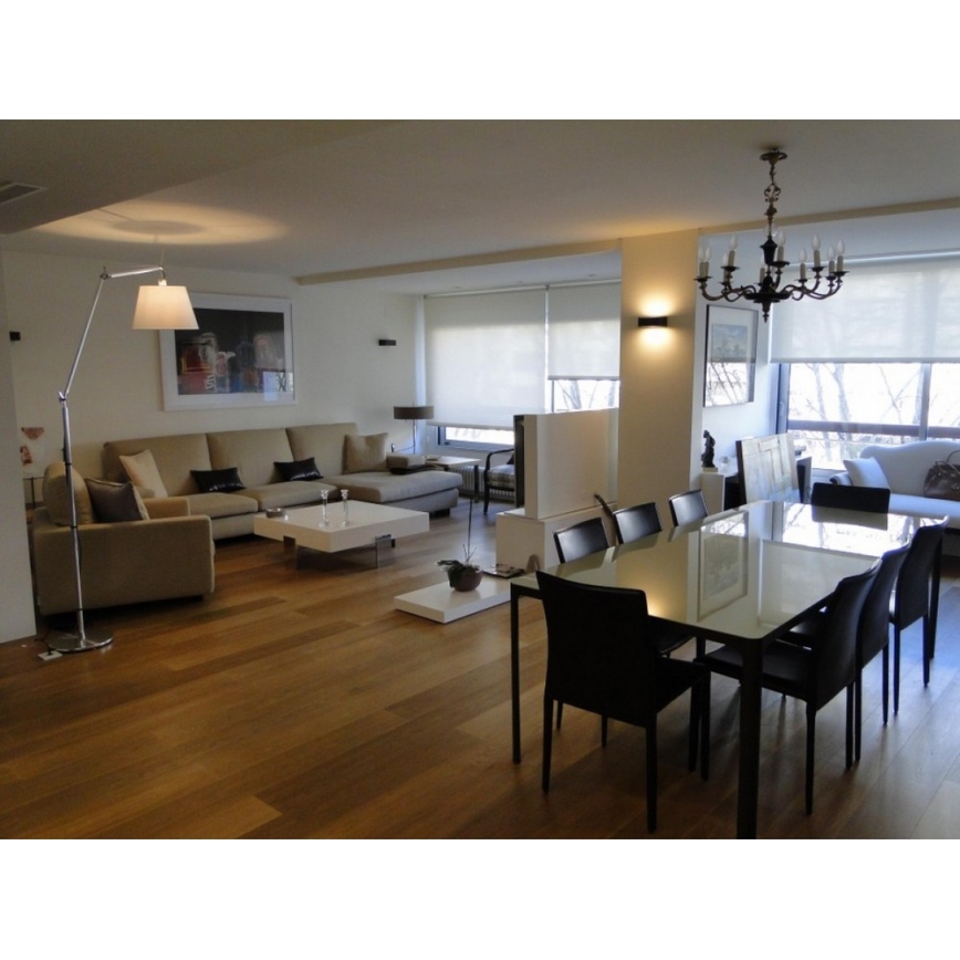 Artemide AT0069A+AT0069B - Lampa podłogowa TOLOMEO BASCULANTE 1xE27/100W/230V