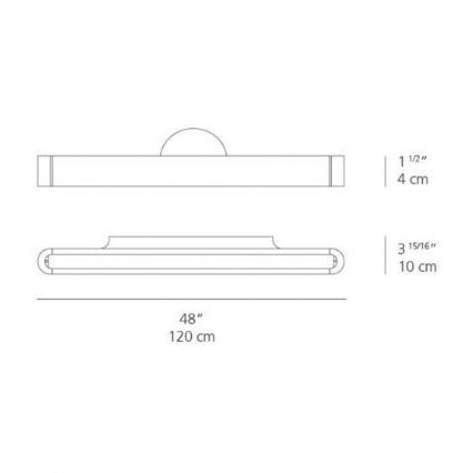 Artemide AR 1917020A - LED Kinkiet TALO 120 1xLED/51W/230V