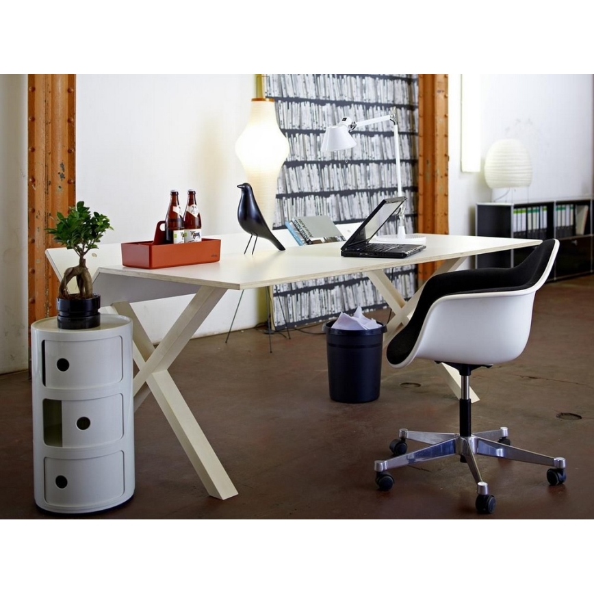 Artemide AT0094A+AT0094B - Lampa stołowa TOLOMEO MINI 1xE27/70W/230V
