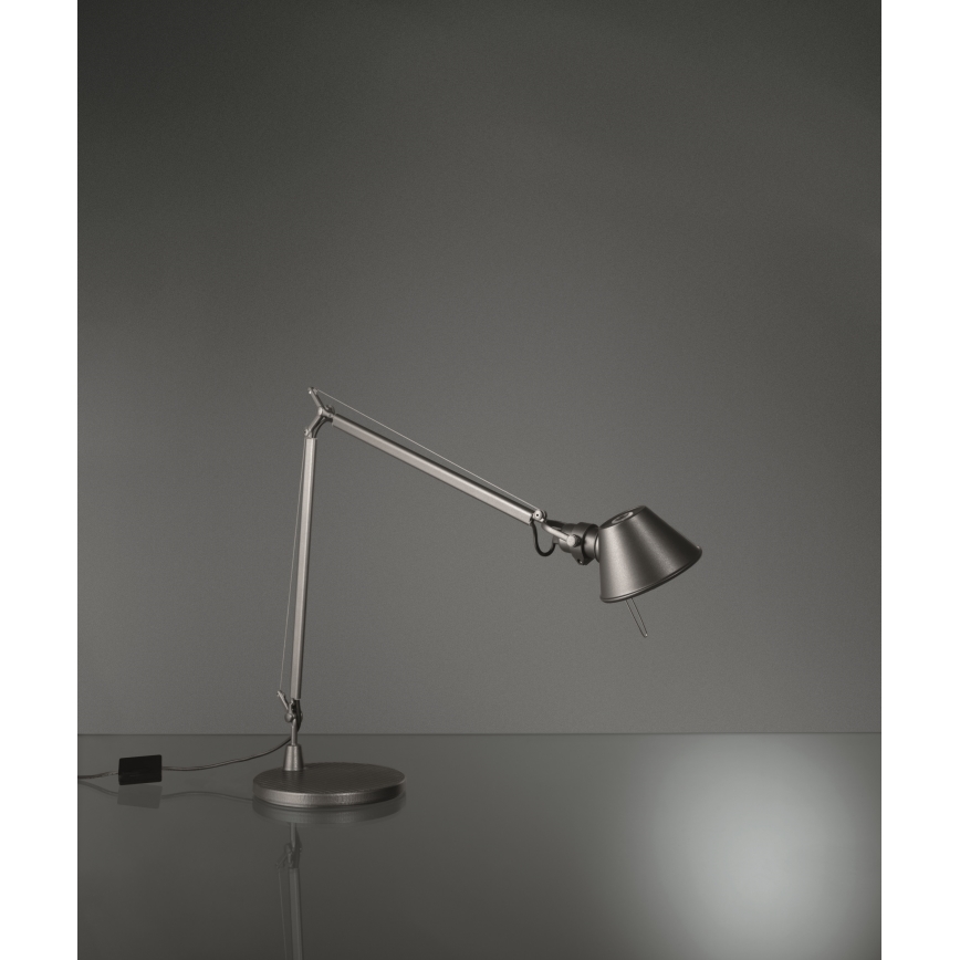 Artemide AR A015100+AR A003900 ZESTAW - ściemniana lampa stołowa TOLOMEO MIDI LED/9W/230V