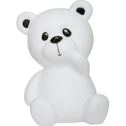 Atmosphera - Dziecięca lampka nocna LED TEDDY LED/3xAA, biała