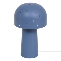 Atmosphera - Dziecięca lampka stołowa STARRY MUSHROOM 1xE14/25W/230V niebieska