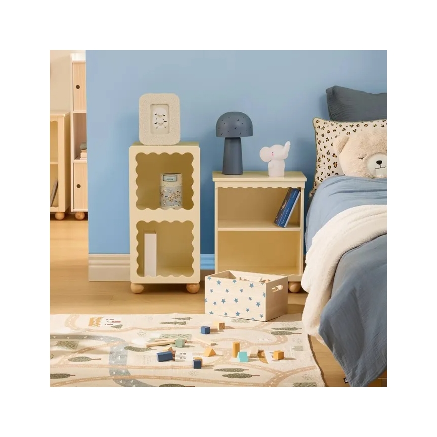 Atmosphera - Dziecięca lampka stołowa STARRY MUSHROOM 1xE14/25W/230V niebieska