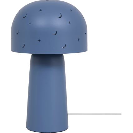 Atmosphera - Dziecięca lampka stołowa STARRY MUSHROOM 1xE14/25W/230V niebieska