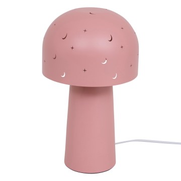 Atmosphera - Dziecięca lampka stołowa STARRY MUSHROOM 1xE14/25W/230V różowa