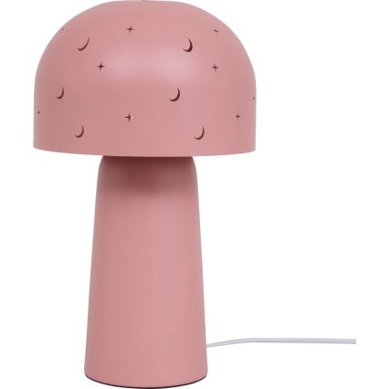 Atmosphera - Dziecięca lampka stołowa STARRY MUSHROOM 1xE14/25W/230V różowa