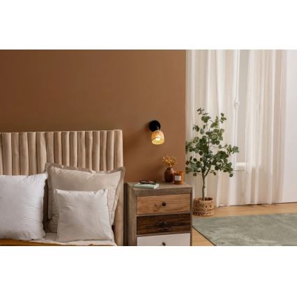 Atmosphera - Kinkiet punktowy LIO 1xE14/25W/230V bambusowy