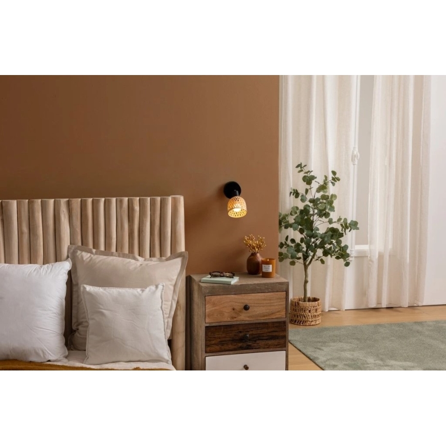 Atmosphera - Kinkiet punktowy LIO 1xE14/25W/230V bambusowy