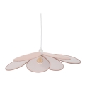 Atmosphera - Lampa dziecięca na przewodzie PETAL 1xE27/40W/230V śr. 64 cm różowa