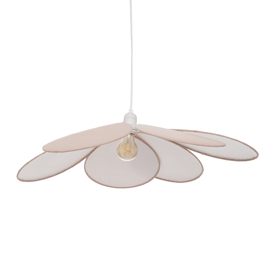 Atmosphera - Lampa dziecięca na przewodzie PETAL 1xE27/40W/230V śr. 64 cm różowa