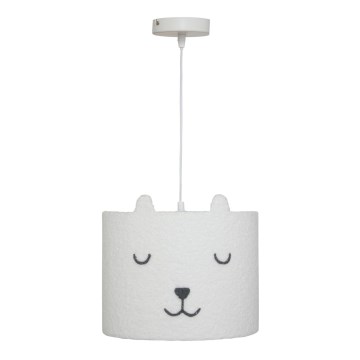 Atmosphera - Lampa dziecięca wisząca na przewodzie TOXEY 1xE27/25W/230V miś