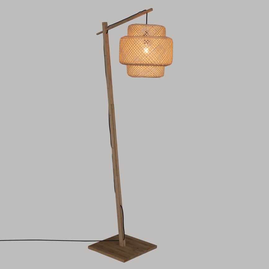 Atmosphera - Lampa podłogowa LIBY 1xE27/40W/230V bambus
