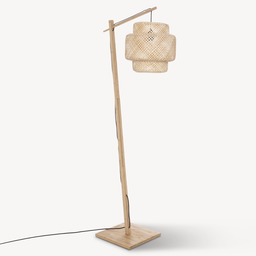 Atmosphera - Lampa podłogowa LIBY 1xE27/40W/230V bambus