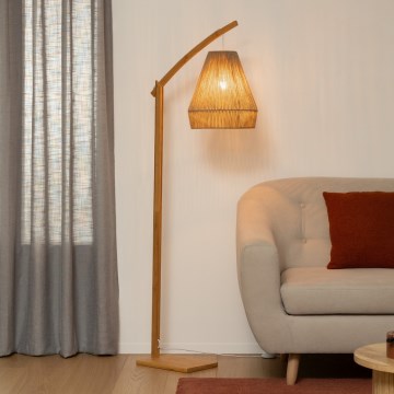 Atmosphera - Lampa podłogowa PALM 1xE27/60W/230V bambus/konopie