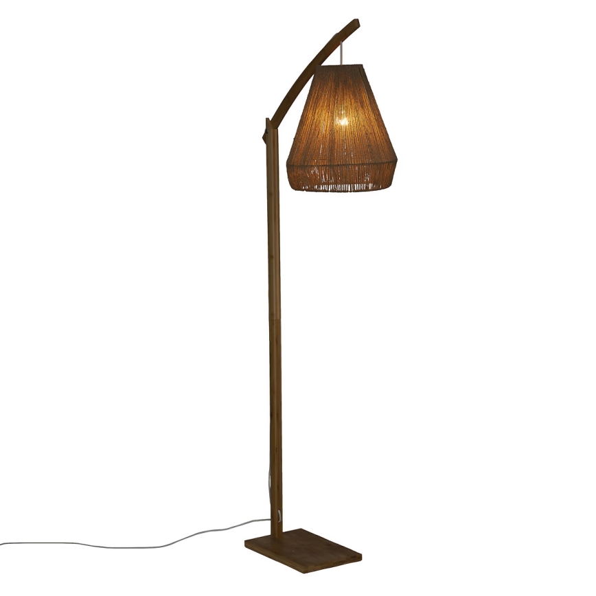 Atmosphera - Lampa podłogowa PALM 1xE27/60W/230V bambus/konopie