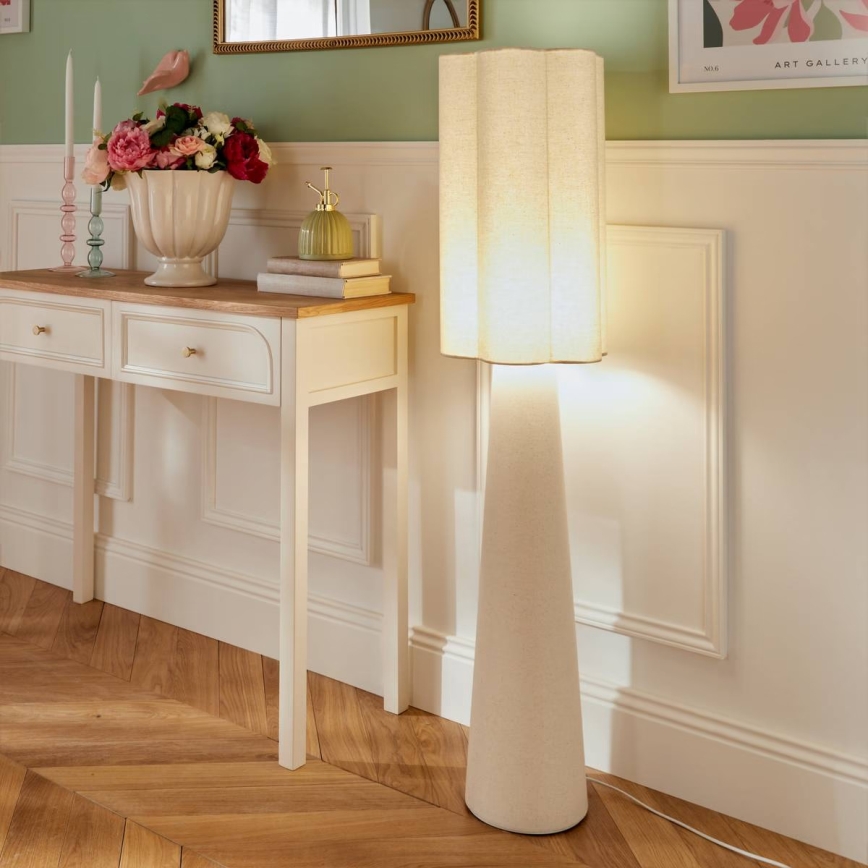 Atmosphera - Lampa stojąca BLANCA 2xE27/25W/230V