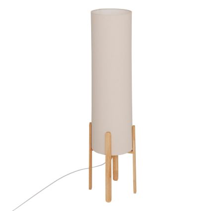 Atmosphera - Lampa stojąca KEYAH 1xE27/25W/230V z drewna kauczukowego