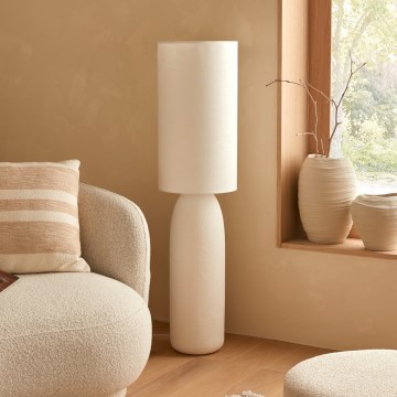 Atmosphera - Lampa stojąca KEYAH 1xE27/40W/230V biała