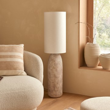 Atmosphera - Lampa stojąca KEYAH 1xE27/40W/230V szara