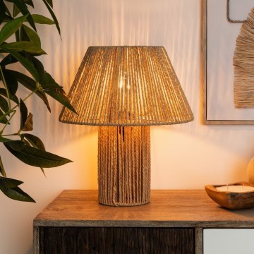Atmosphera - Lampa stołowa ADRIA 1xE27/40W/230V juta