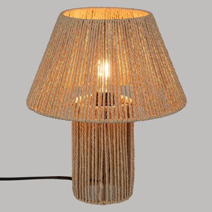Atmosphera - Lampa stołowa ADRIA 1xE27/40W/230V juta