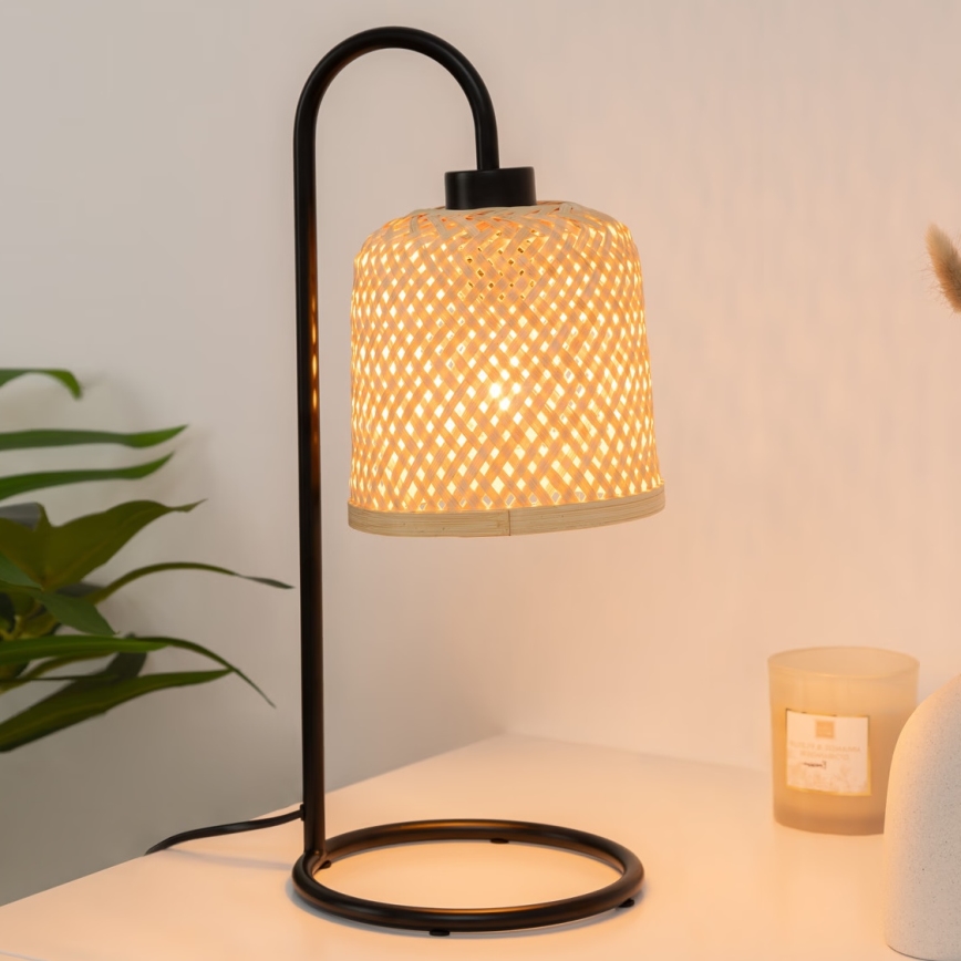 Atmosphera - Lampa stołowa ALI 1xE27/25W/230V bambus