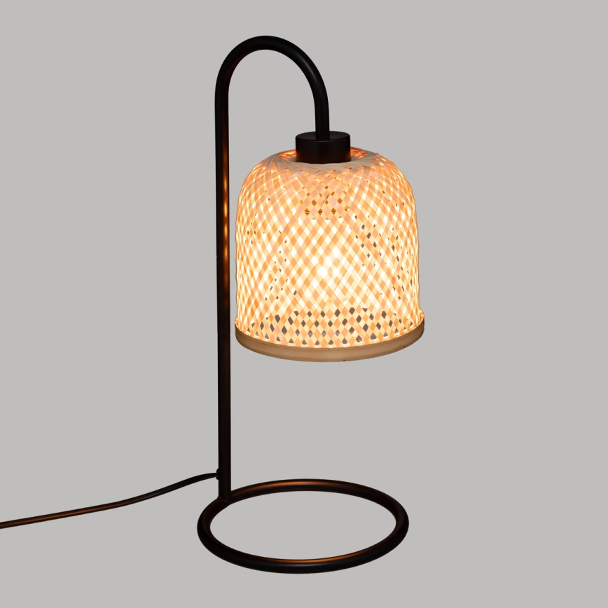 Atmosphera - Lampa stołowa ALI 1xE27/25W/230V bambus