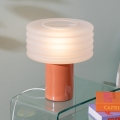 Atmosphera - Lampa stołowa ASTI 1xE27/60W/230V ceglasta
