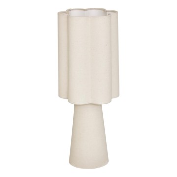 Atmosphera - lampa stołowa BLANCA 1xE27/25W/230V kremowa