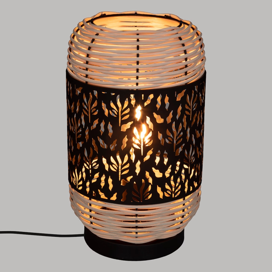 Atmosphera - Lampa stołowa CALY 1xE27/40W/230V rattan