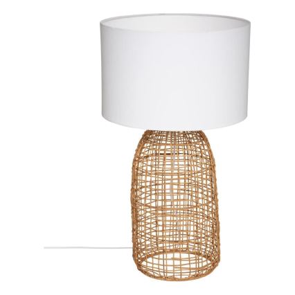 Atmosphera - Lampa stołowa KARLA 1xE27/25W/230V rattan