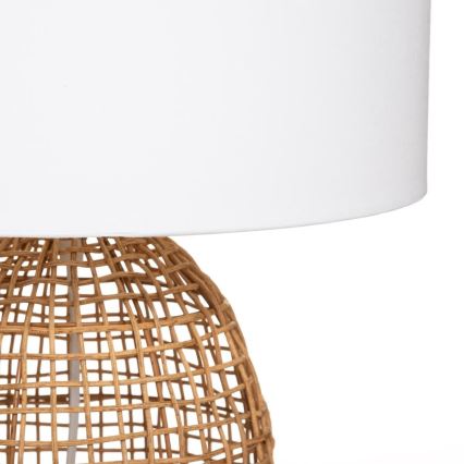 Atmosphera - Lampa stołowa KARLA 1xE27/25W/230V rattan