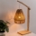 Atmosphera - Lampa stołowa KARLA 1xE27/40W/230V bambus