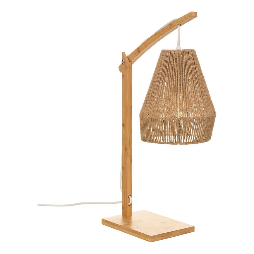 Atmosphera - Lampa stołowa KARLA 1xE27/40W/230V bambus