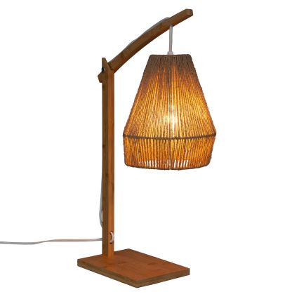 Atmosphera - Lampa stołowa KARLA 1xE27/40W/230V bambus