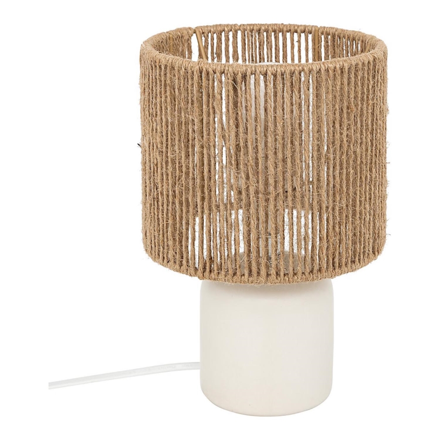 Atmosphera - Lampa stołowa KOBY 1xE14/40W/230V biała