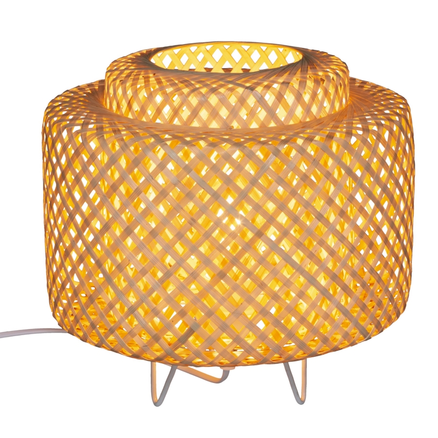 Atmosphera - Lampa stołowa LIBY 1xE27/40W/230V bambus
