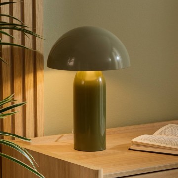 Atmosphera - Lampa stołowa LITO 1xE14/6W/230V khaki