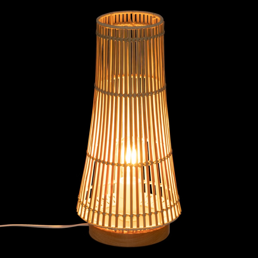 Atmosphera - Lampa stołowa MAHE 1xE27/25W/230V bambus