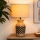 Atmosphera - Lampa stołowa MENA 1xE27/40W/230V hiacynt wodny