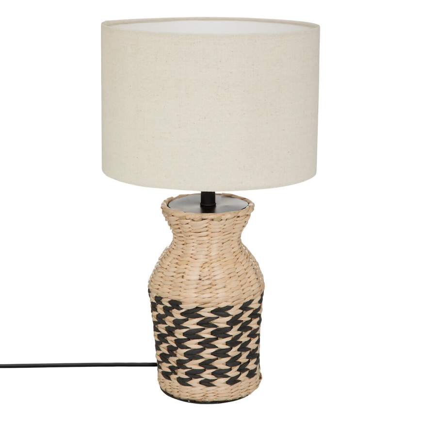 Atmosphera - Lampa stołowa MENA 1xE27/40W/230V hiacynt wodny