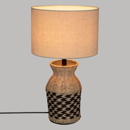 Atmosphera - Lampa stołowa MENA 1xE27/40W/230V hiacynt wodny