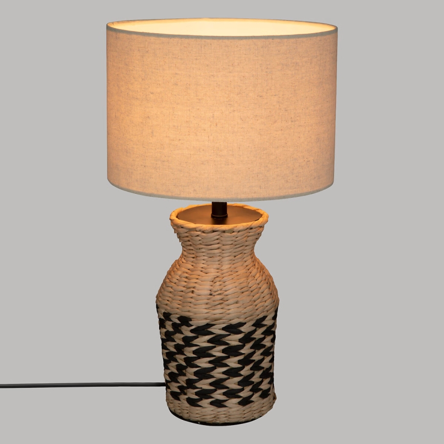Atmosphera - Lampa stołowa MENA 1xE27/40W/230V hiacynt wodny