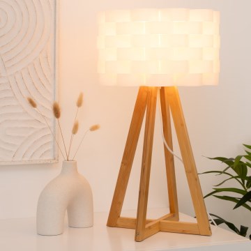 Atmosphera - Lampa stołowa MOKI 1xE14/40W/230V bambus